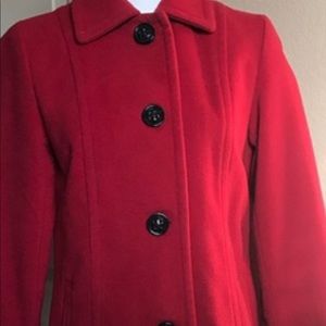 Liz Claiborne Red Coat in excellent condition.